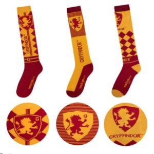 Gryffindor Set of 3 Knee Socks