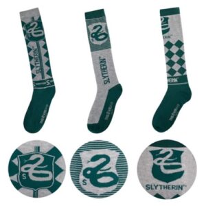Slytherin Set of 3 Knee Socks