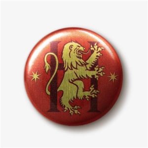 Gryffindor Metallic Button Badge